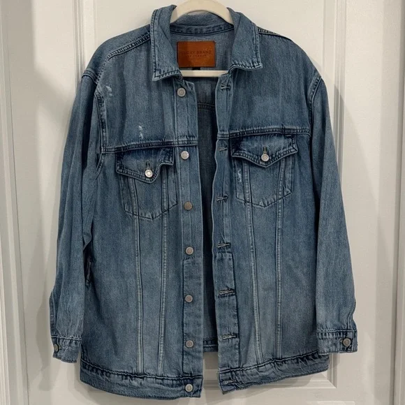 Lucky Brand Boyfriend Trucker Denim Jacket - Picture 2 of 7